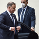 Poland’s President Andrzej Duda, the moron in question, gets out of his car as he arrives at The Vatican on September 25, 2020.